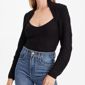 Express Women's Black Blouse Size XL NWT